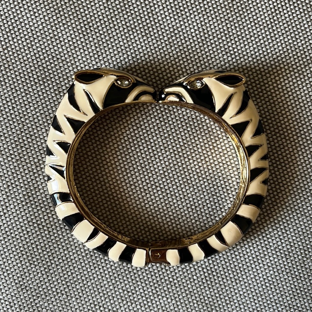 Stella & Dot Zebra Hinge Bracelet